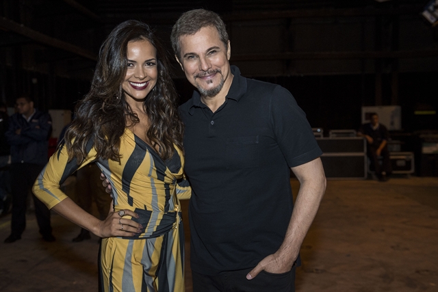 Dantas (Edison Celulari) e Shirley (Michelle Martins) (Foto: Globo/Mauricio Fidalgo)