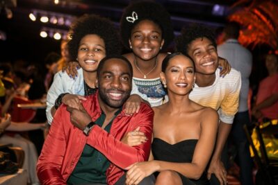 Sérgio Rufino, Brunna Oliveira, Leonardo Lima, Lázaro Ramos e Taís Araújo
(Foto: Globo/Raquel Cunha)