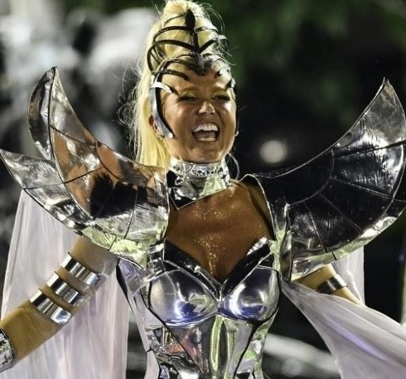 Xuxa no carnaval (Foto: Reprodução)