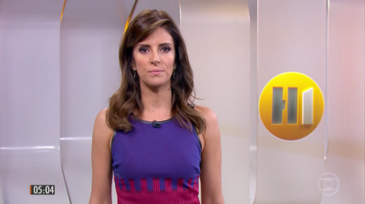 Monalisa Perrone no Hora Um; apresentadora foi recebida na CNN Brasil após se demitir da Globo
(Foto: Reprodução/Globo)