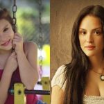 O antes e o depois de Isabelle Drummond (Foto reprodução Google)