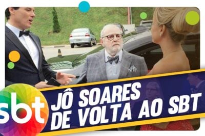 Jô Soares foi ao SBT receber prêmio (Foto TV FOCO)