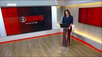 Christiane Pelajo comanda o Edição das 16h dA GloboNews. (Foto: Reprodução/GloboNews)