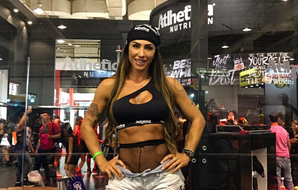 Jaque Khury no evento Arnold Classic South America (Foto: Reprodução/Instagram)