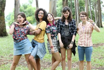 As cinco protagonistas da nova temporada de 'Malhação' (Foto: Carol Caminha/Gshow)