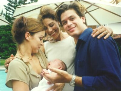 Eduarda (Gabriela Duarte), Virgínia (Ângela Vieira) e Marcelo (Fábio Assunção). na novela Por Amor (Foto: TV Globo)