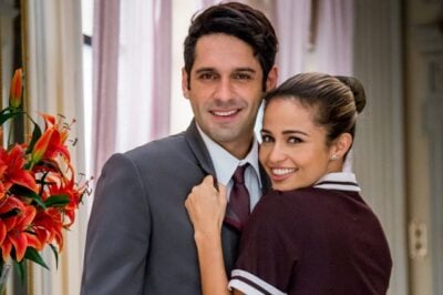 Agnaldo (João Baldasserini) e Sandra Helena (Nanda Costa)
(Foto: Globo/Paulo Belote)