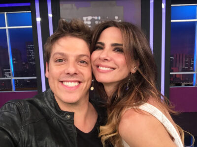 Fábio Porchat e Luciana Gimenez juntos na RedeTV! (Crédito/Fotos: Divulgação/RedeTV!)