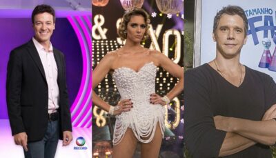 Rodrigo Faro, Fernanda Lima e Marcio Garcia (Foto: Montagem/TV Foco)