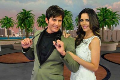 Robert Rey e Daniela Albuquerque. (Foto: Divulgação/RedeTV)