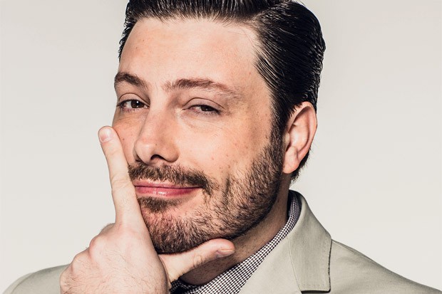 Apresentador Danilo Gentili do programa "The Noite" (Foto: GQ/Rodrigo Marques)