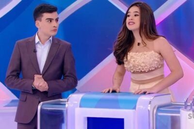 Maisa Silva e Dudu Camargo (Foto reprodução: SBT)