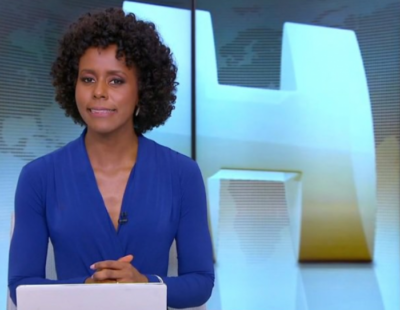 Maju Coutinho já apresentava o Jornal Hoje aos sábados (Foto: Reprodução)