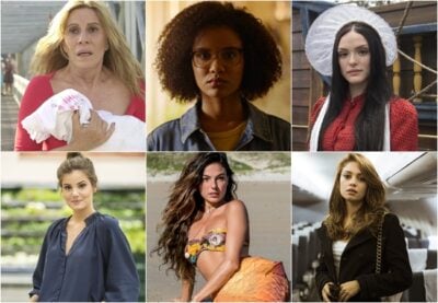 As seis novelas atuais da Globo estão bem na audiência (Foto: Divulgação/Montagem TV Foco)