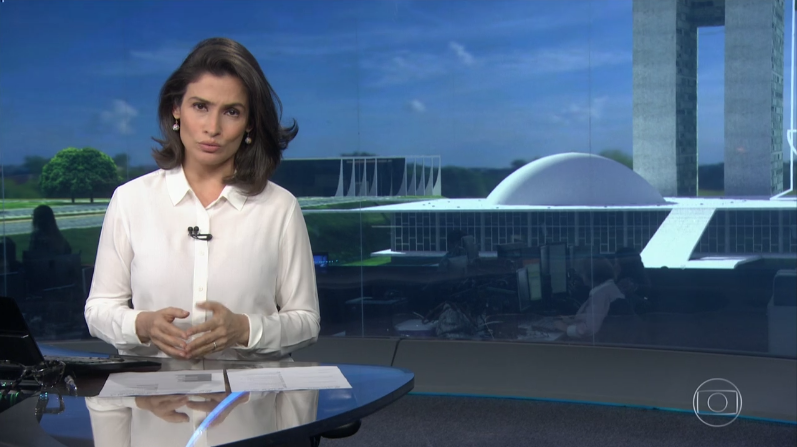 Renata Vasconcellos no "Jornal Nacional" (Foto: Reprodução/Globo)