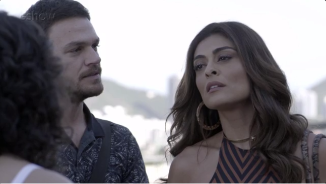 Bibi (Juliana Paes) e Rubinho (Emílio Dantas) em cena de "A Força do Querer" (Foto: Gshow)