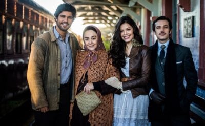 Bruno Cabrerizo, Nívea Maria, Vitória Strada e Jayme Matarazzo em 'Tempo de Amar'
(Foto: Globo João Miguel Júnior)