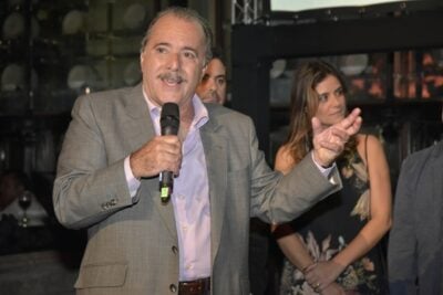 Tony Ramos no lançamento de 'Tempo de Amar'
(Foto: Globo/Cesar Alves)