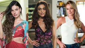 Ritinha (Isis Valverde), Bibi (Juliana Paes) e Jeiza (Paolla Oliveira) em "A Força do Querer" (Fotos: Globo/Rafael Campos/Mauricio Fidalgo/Raquel Cunha)