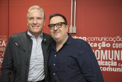 Roberto Justus e o diretor Rodrigo Carelli  (Foto: Divulgação)