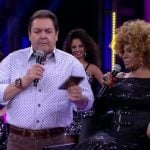 Faustão e Elza Soares (Foto: Reprodução)