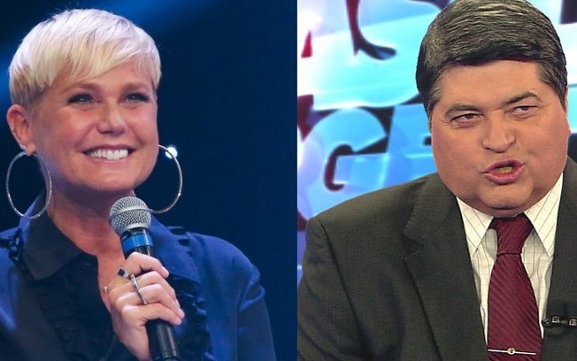 Xuxa e Datena (Foto: Montagem/Divulgação)