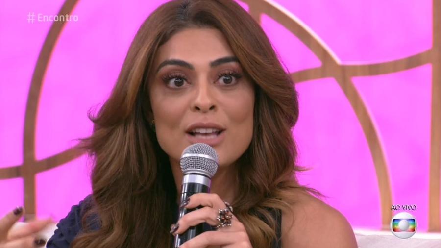 Juliana Paes na Globo (Foto: Reprodução)