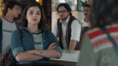 Keyla (Gabriela Medvedovski) em cena de Malhação: Viva a Diferença
(Foto: Reprodução/Globo)