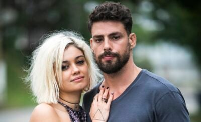 Leona (Sophie) e Dante (Cauã Reymond) em Ilha de Ferro
(Foto: Globo/João Miguel Júnior)