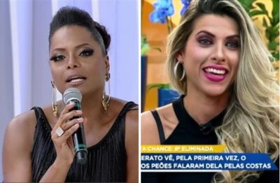 Eliminadas dão entrevistas fora da Record. Foto - montagem/TV Foco.