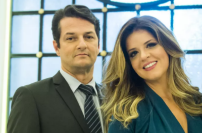 Marcelo Serrado e Mariana Santos querem virar apresentadores. (Foto: TV Globo)