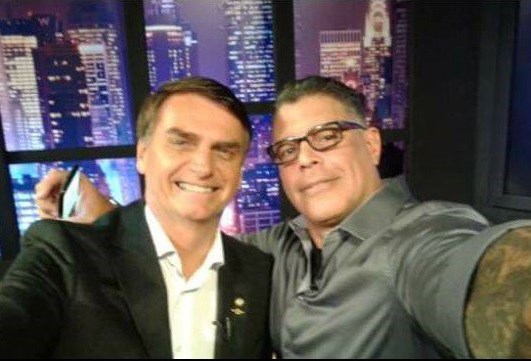 Frota e Bolsonaro. Foto - reprodução.