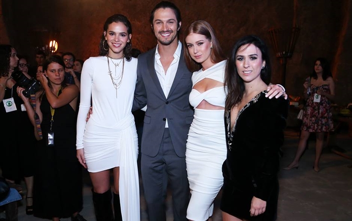 Bruna Marquezine, Romulo Estrela, Marina Ruy Barbosa e Tatá Werneck (Foto: Divulgação)