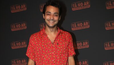 Eduardo Sterblitch no lançamento da quinta temporada do Tá no Ar
(Foto: Globo/Paulo Belote)