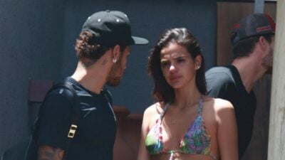 Bruna Marquezine chora na despedida de Neymar em Fernando de Noronha (Foto: AgNews)