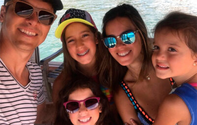 Rodrigo Faro passa férias com a família em Roma na Itália (Divulgação)