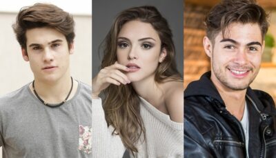 Elenco da novela Verão 90 Graus. (Foto: Divulgação/Montagem/TV Foco)