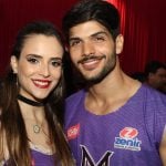 O ex-BBB Lucas Fernandes e a esposa Ana Lúcia (Foto: Reprodução)