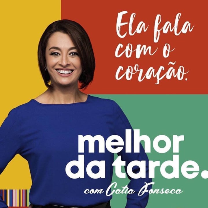 Anúncio do Melhor da Tarde com Catia Fonseca (Foto: Divulgação)