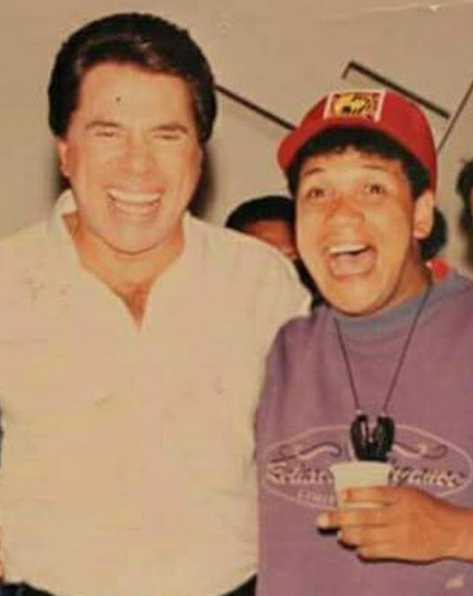 Liminha publica foto histórica ao lado de Silvio Santos