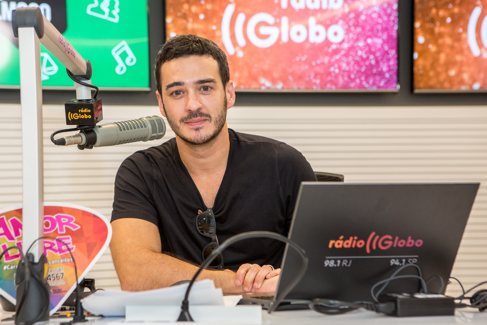 Marcos Veras é o novo radialista do pedaço (Foto: Fabio Rocha/Gshow)