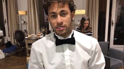 O jogador de futebol Neymar Jr durante o seu aniversário de 26 anos. (Foto: Reprodução)