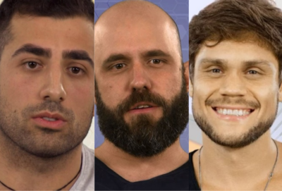 Kaysar, Caruso e Breno estão no paredão no BBB18