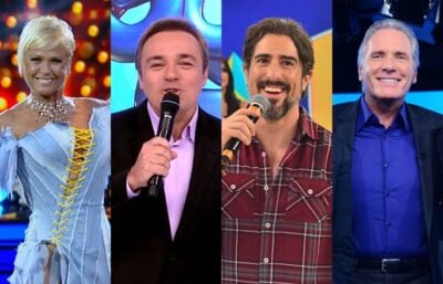 Apresentadores da Record passam cada vez mais a apresentar formatos estrangeiros (Foto: Divulgação/Record/Montagem/TV Foco)