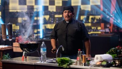 Padre Evandro é um dos participantes da nova temporada do MasterChef Brasil. (Foto: Divulgação/Band)