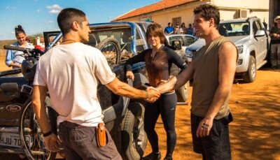 Hermano (Gabriel Leone), Maria (Alice Wegmann) e Nonato (Marco Pigossi)
(Foto: Globo/Estevam Avellar)