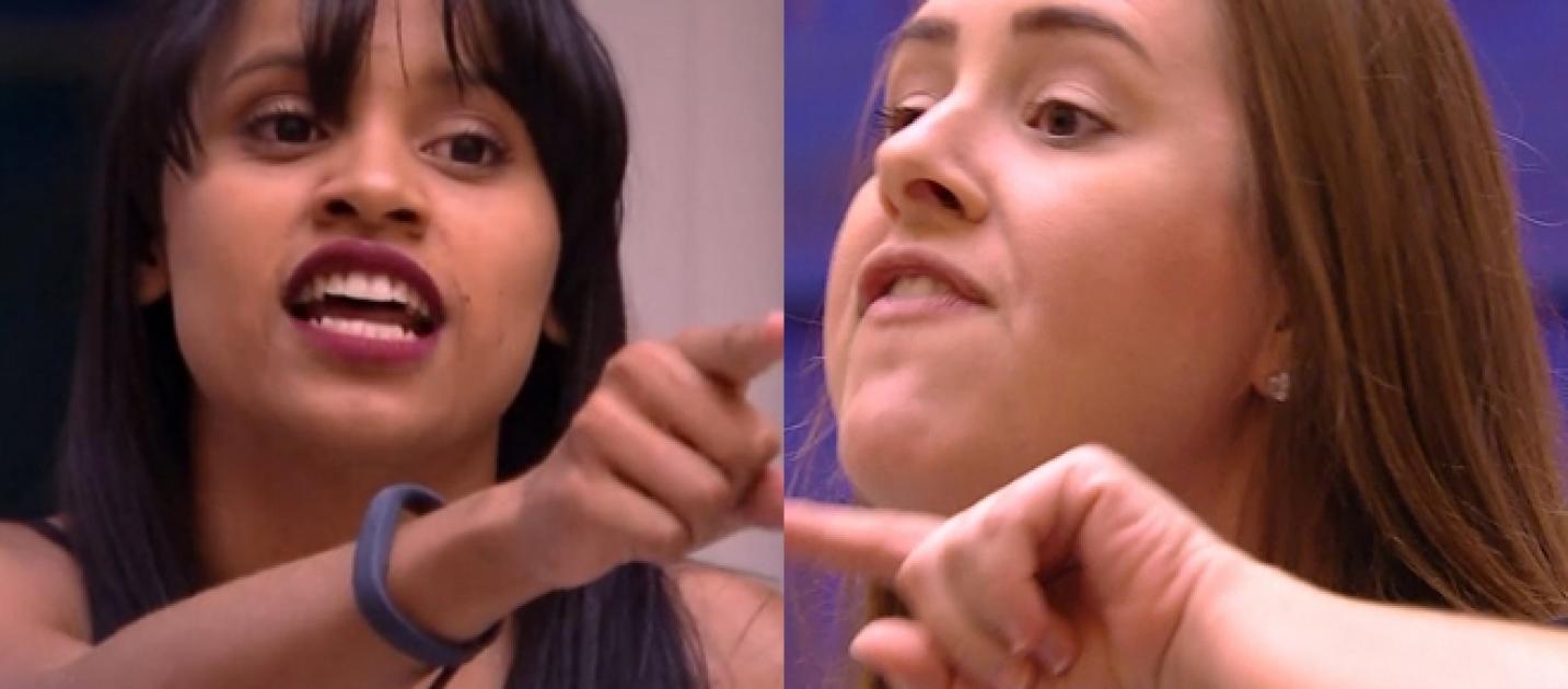 Gleici e Patrícia no BBB18 (Foto: Reprodução)