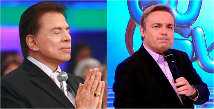 Silvio Santos vai receber presente das mãos de Gugu Liberato (Foto reprodução)