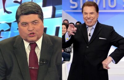 Silvio Santos e Datena (Foto: Reprodução)