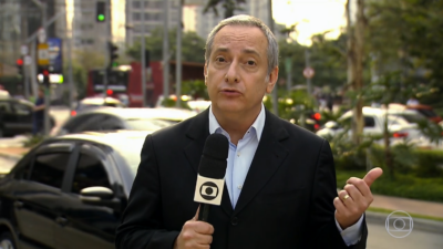 José Roberto Burnier em reportagem no Jornal Nacional
(Foto: Reprodução/Globo)